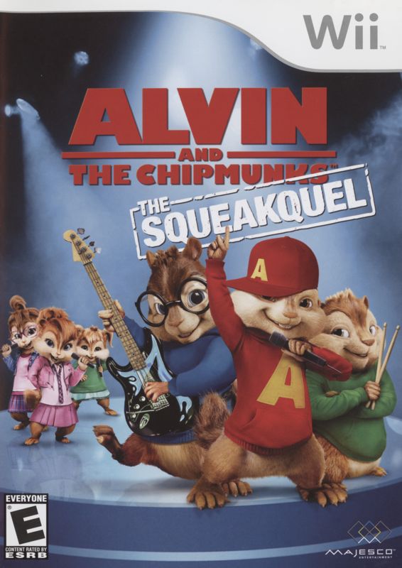 Alvin and The Chipmunks: The Squeakquel box art for Wii